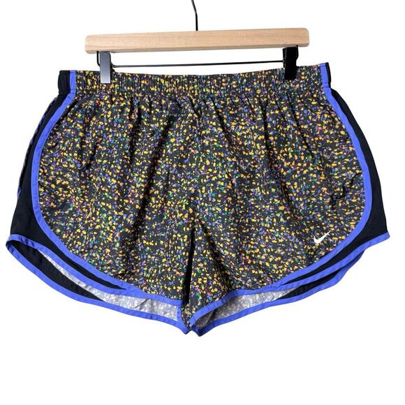 Nike Tempo 3" Icon Clash Black/Mult Print Running Shorts (DD2279-845) Womens 1X - Picture 1 of 8